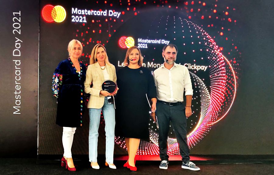 Clickpay.md a obținut distincția «Leader in Moneysend: Clickpay.md» oferită de Mastercard